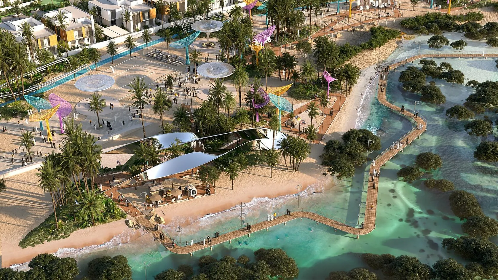 Saadiyat Lagoons located at Saadiyat Island image